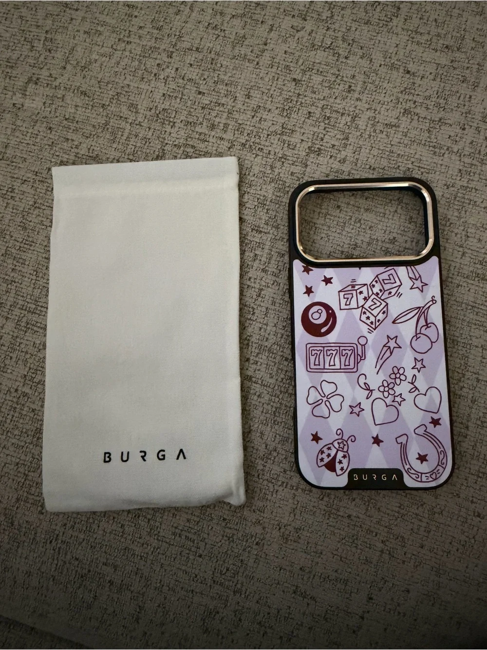 BURGA iPhone 17 Pro Max Case (Manifesting)